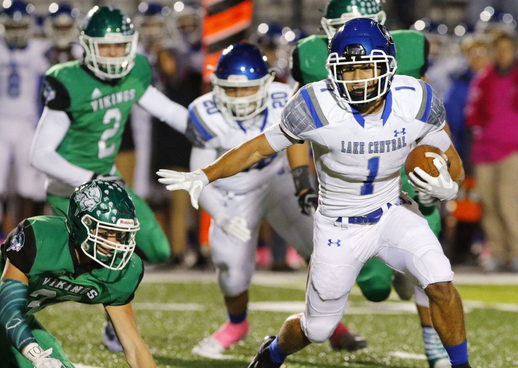 Lake Central at Valparaiso football